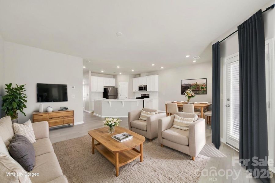 Furnished interior view inside a new home in , Fort Mill (Image 13). Furnished interior view inside a new home in , Fort Mill (Image 13).