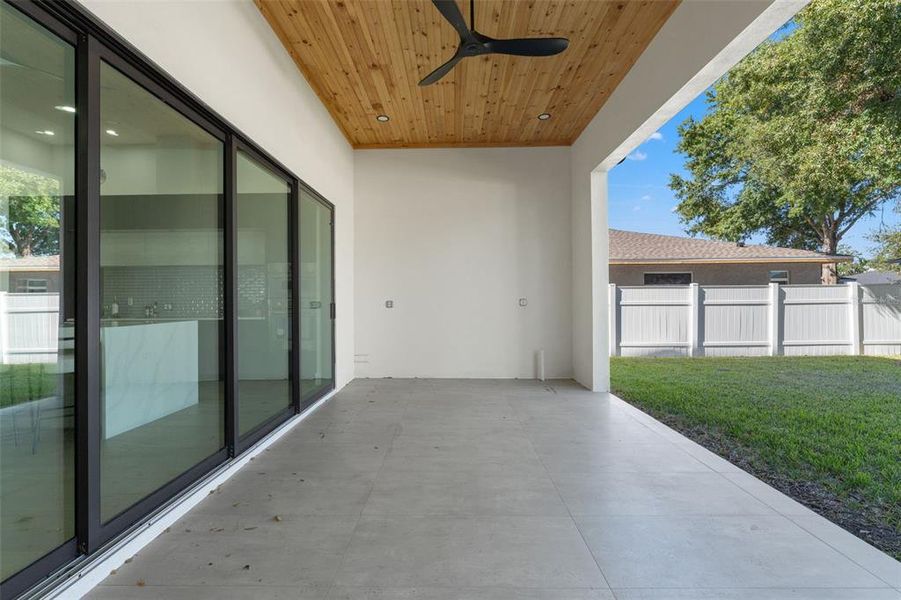 Exterior details and patio area of a home in , Tampa (Image 4). Exterior details and patio area of a home in , Tampa (Image 4).