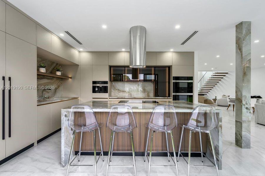 Furnished interior view inside a new home in , Miami (Image 18).