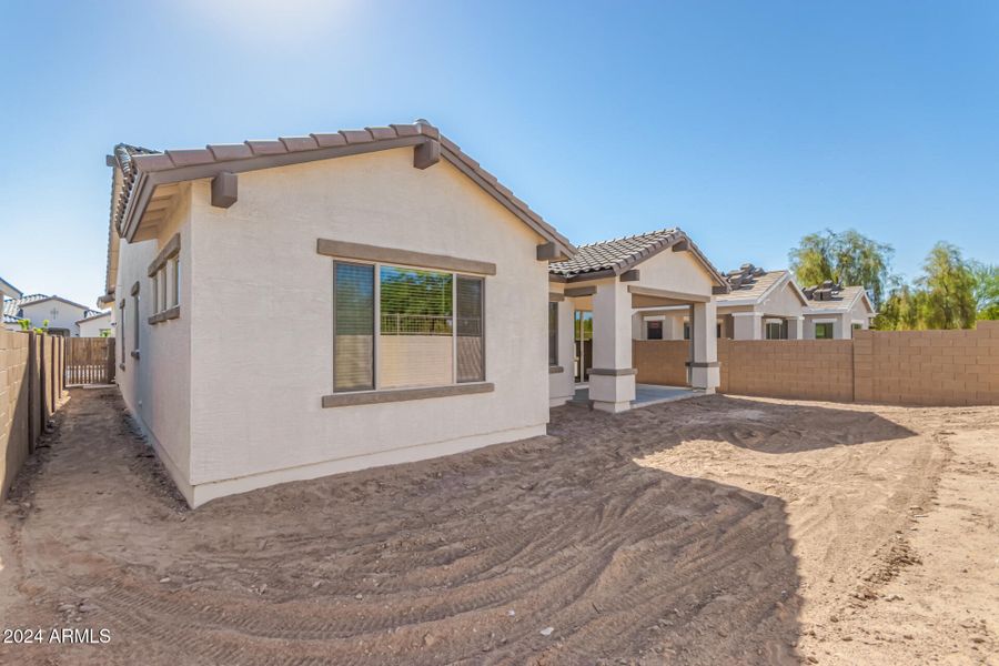 Rear Elevation & Backyard