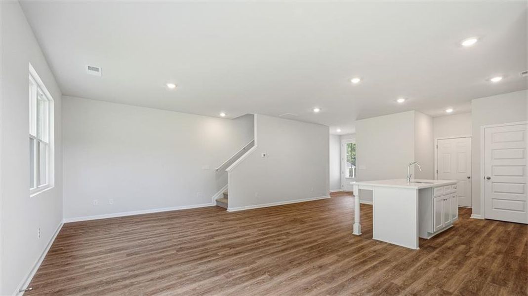 Spacious, unfurnished interior of a new home in Brookland Commons, Monroe (Image 18).