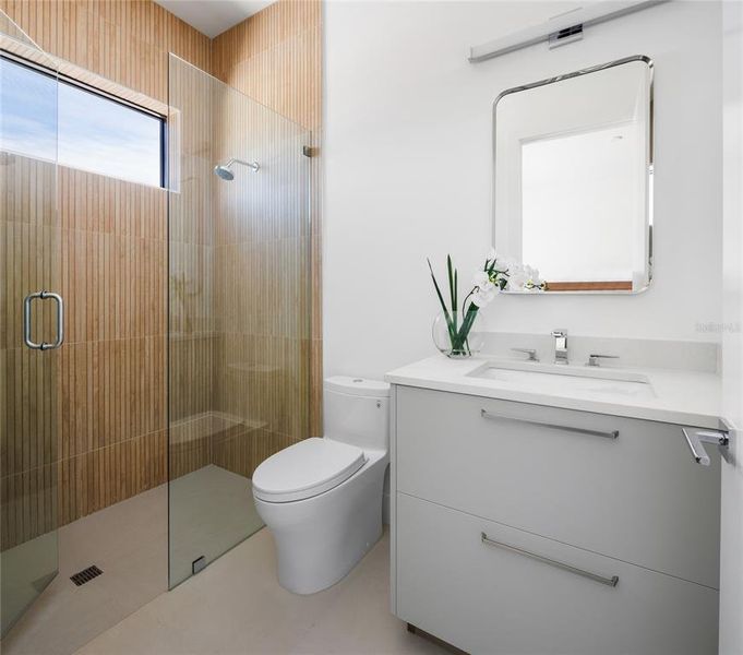 Furnished interior view inside a new home in , Sarasota (Image 22).