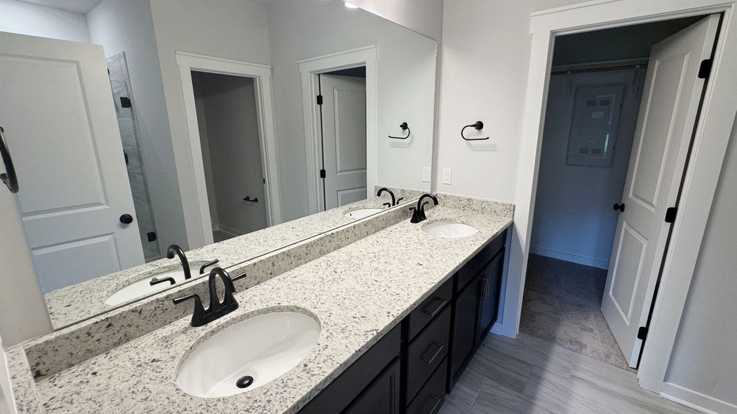 Furnished interior view inside a new home in The Greens at Legacy Townhomes, Springfield (Image 7).