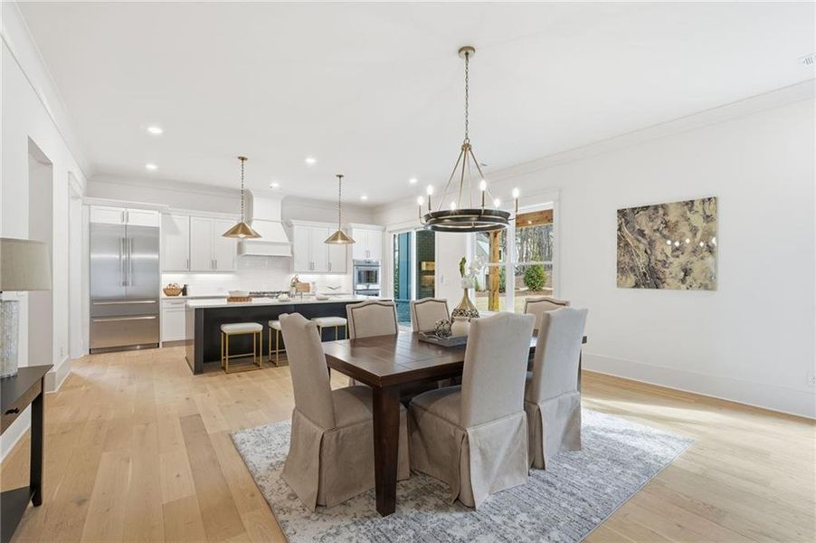 Furnished interior view inside a new home in , Cumming (Image 8).