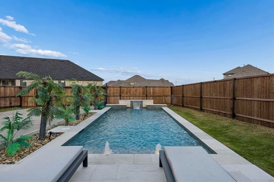 Exterior details and patio area of a home in , Fate (Image 21).