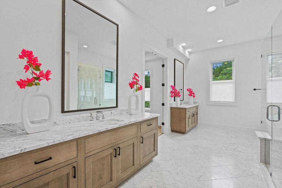 Primary bathroom Primary bathroom