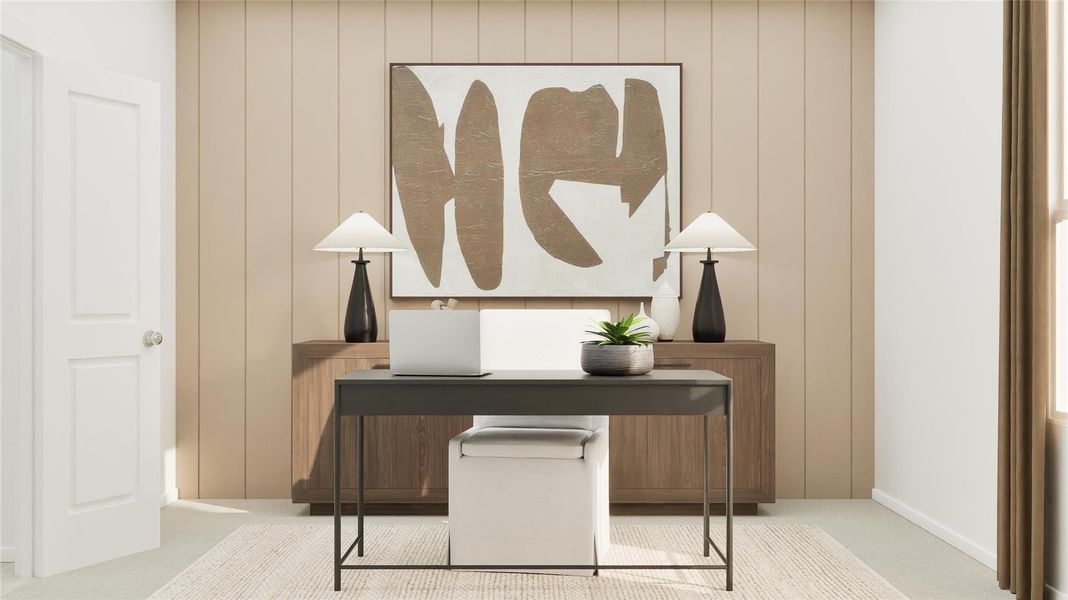Furnished interior view inside a new home in Binford Creek, Waller (Image 18).