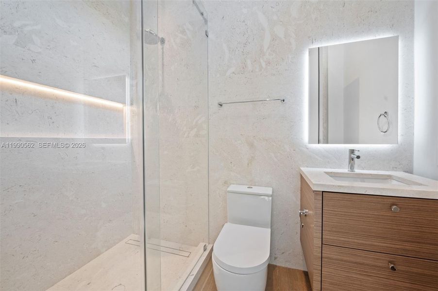 Furnished interior view inside a new home in , Coral Gables (Image 17).