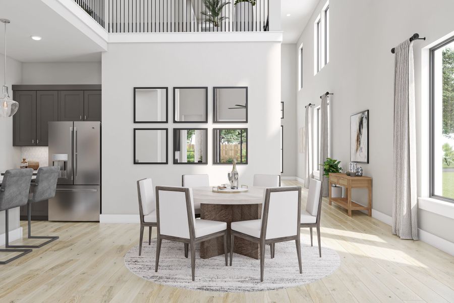Furnished interior view inside a new home in Trillium, Richmond (Image 4).