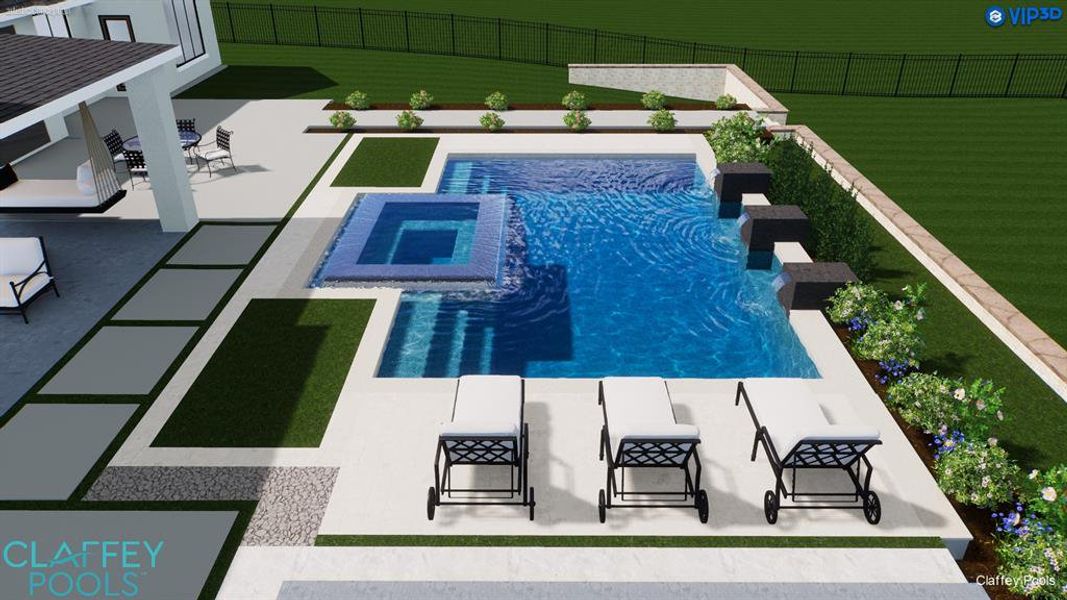 Pool rendering by Claffey Pools Pool rendering by Claffey Pools