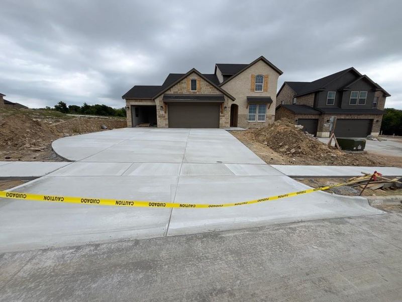 In-progress construction of a new home in Waterford Park, Weatherford, TX (Image 6).