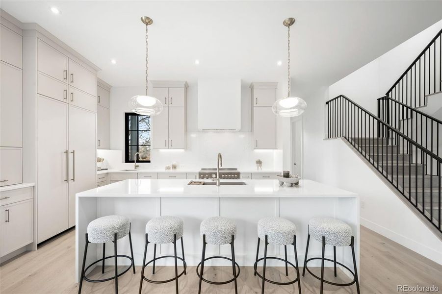 Furnished interior view inside a new home in , Denver (Image 5).