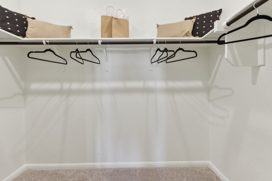 Hampton model, primary closet