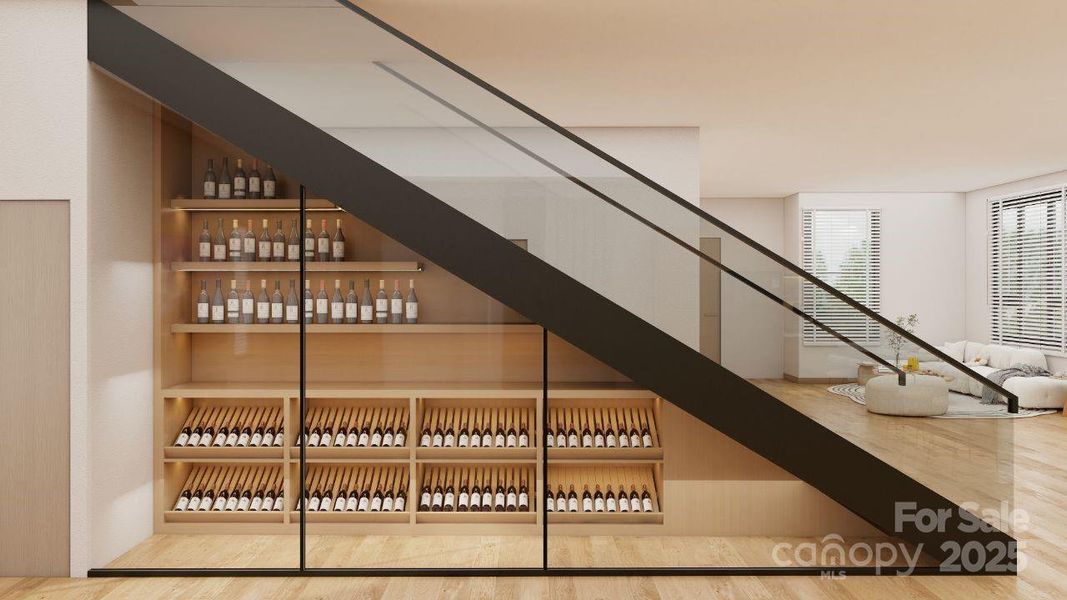 Furnished interior view inside a new home in , Charlotte (Image 8).