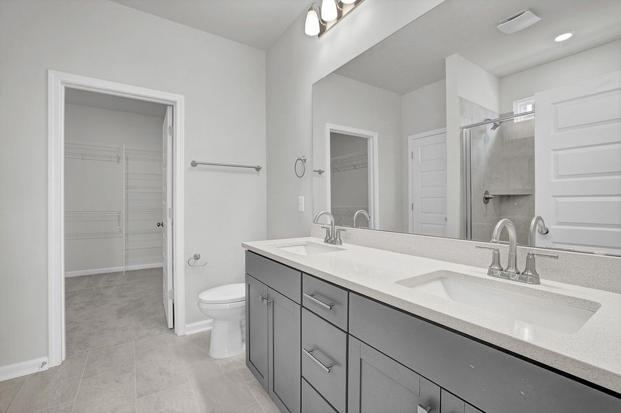Furnished interior view inside a new home in Grand Park, Leland (Image 10).