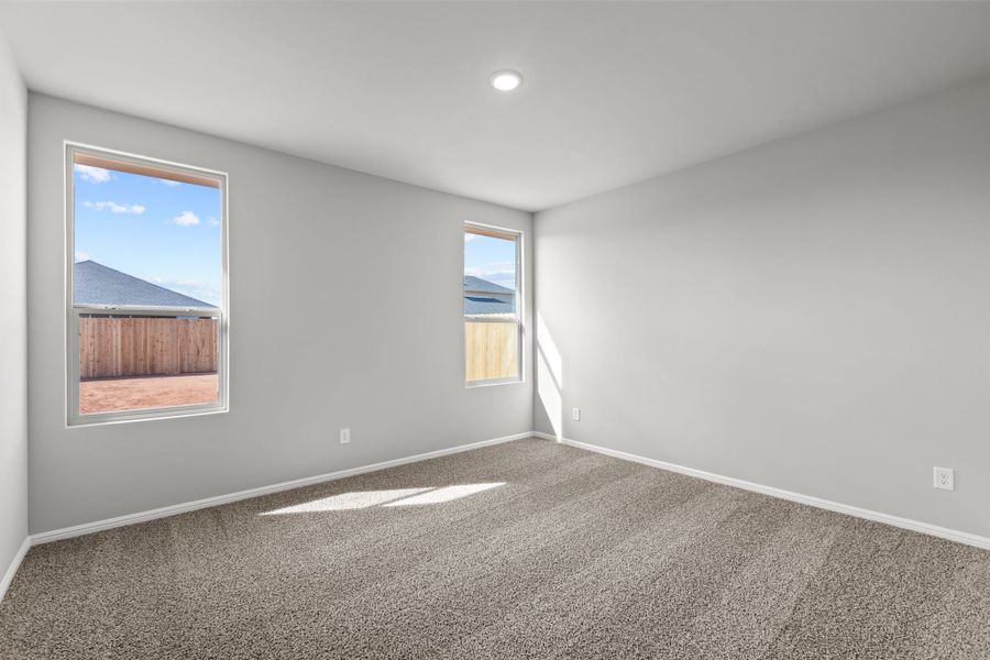 Representative unfurnished interior of a home built from the Tupelo by D.R. Horton in Yukon Ridge, Odessa (Image 18). Representative unfurnished interior of a home built from the Tupelo by D.R. Horton in Yukon Ridge, Odessa (Image 18).