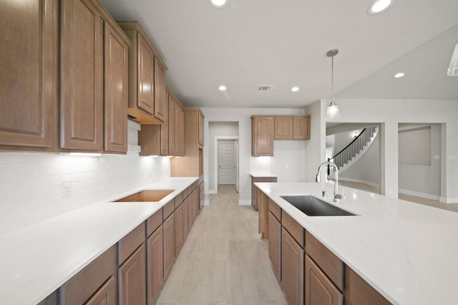 Furnished interior view inside a new home in Morton Creek Ranch, Katy (Image 10).