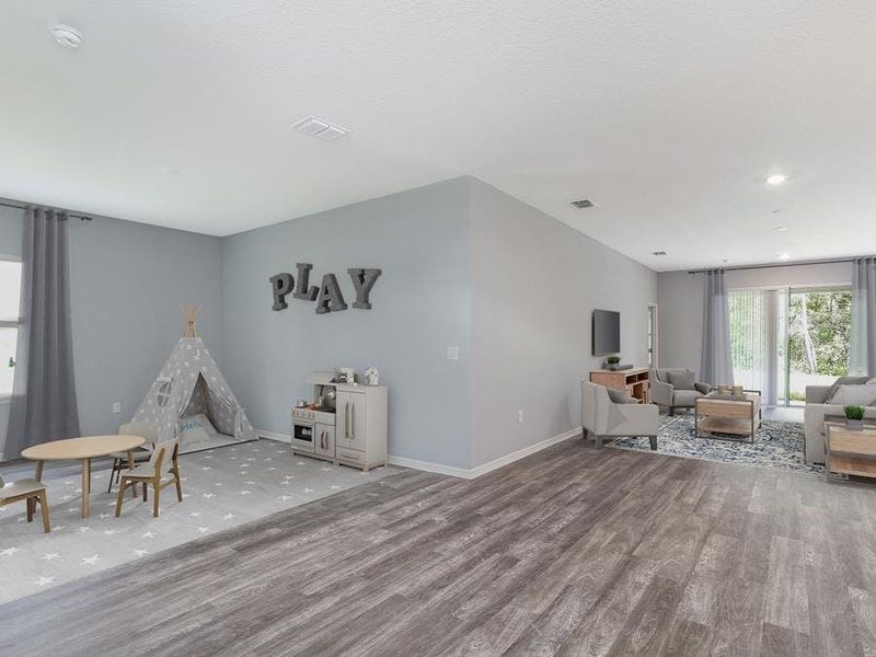 An open den provides desirable flexible-use space - Willow II by Highland Homes An open den provides desirable flexible-use space - Willow II by Highland Homes