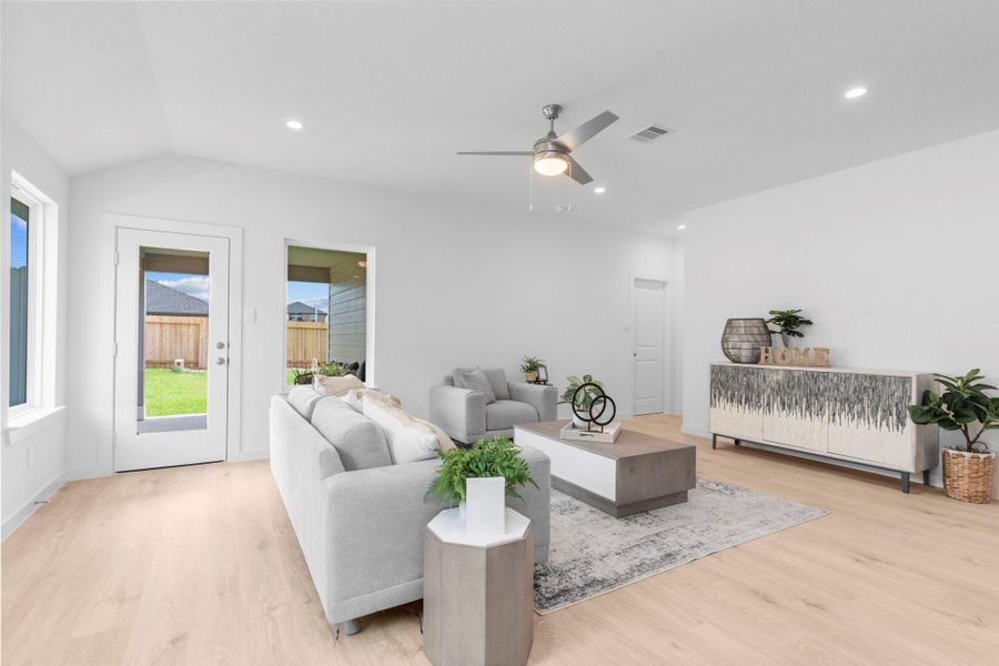 Furnished interior view inside a new home in Emberly, Beasley (Image 32).