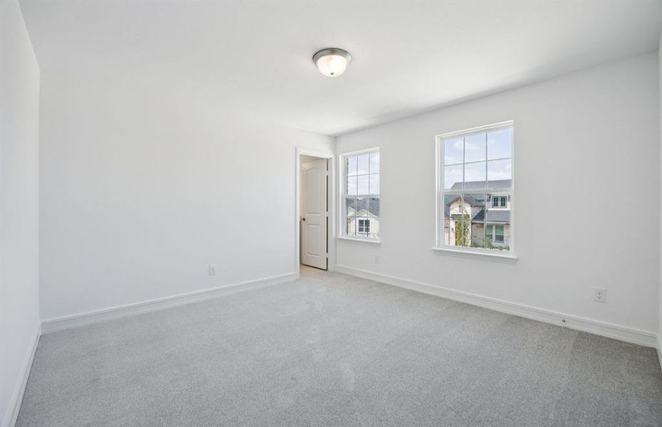 Spacious secondary bedroom