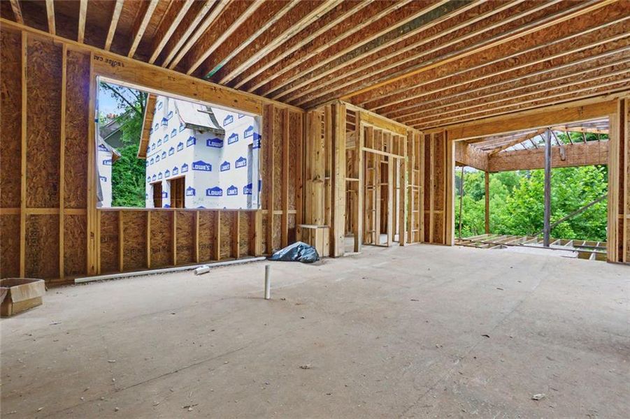 In-progress construction of a new home in , Sandy Springs, GA (Image 20).