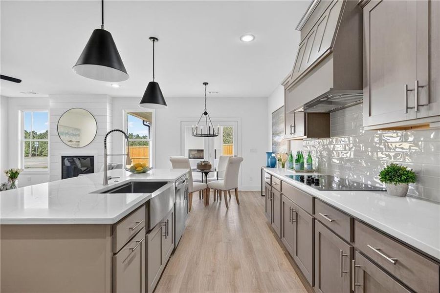 Furnished interior view inside a new home in , Buford (Image 14).
