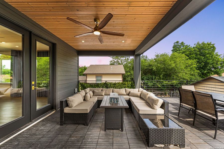 Exterior details and patio area of a home in , San Antonio (Image 3). Exterior details and patio area of a home in , San Antonio (Image 3).