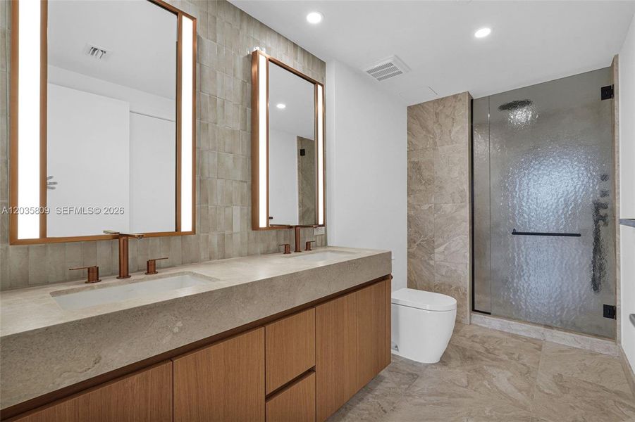 Furnished interior view inside a new home in , Bay Harbor Islands (Image 17). Furnished interior view inside a new home in , Bay Harbor Islands (Image 17).