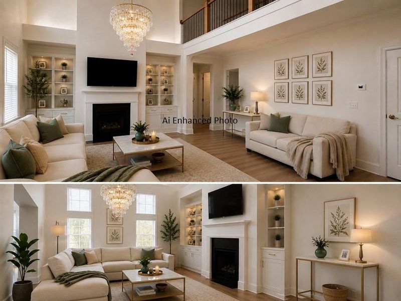 Furnished interior view inside a new home in Park at Ansleigh Farms, Dallas (Image 6).
