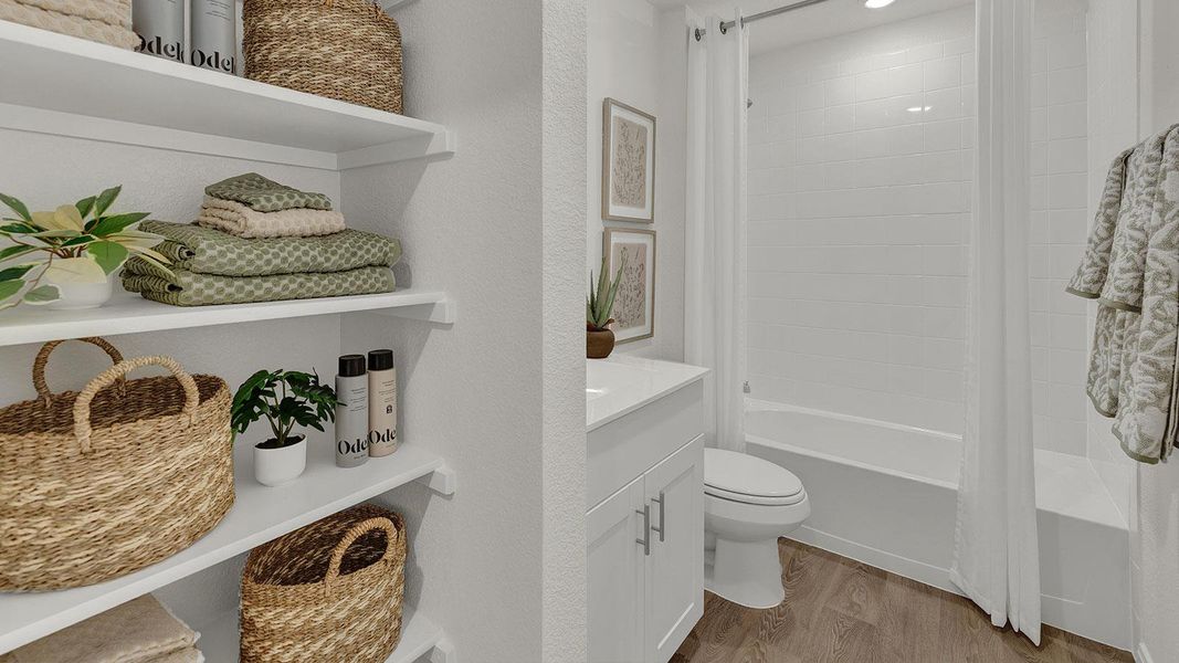 Furnished interior view inside a new home in Paramount, Kyle (Image 6).