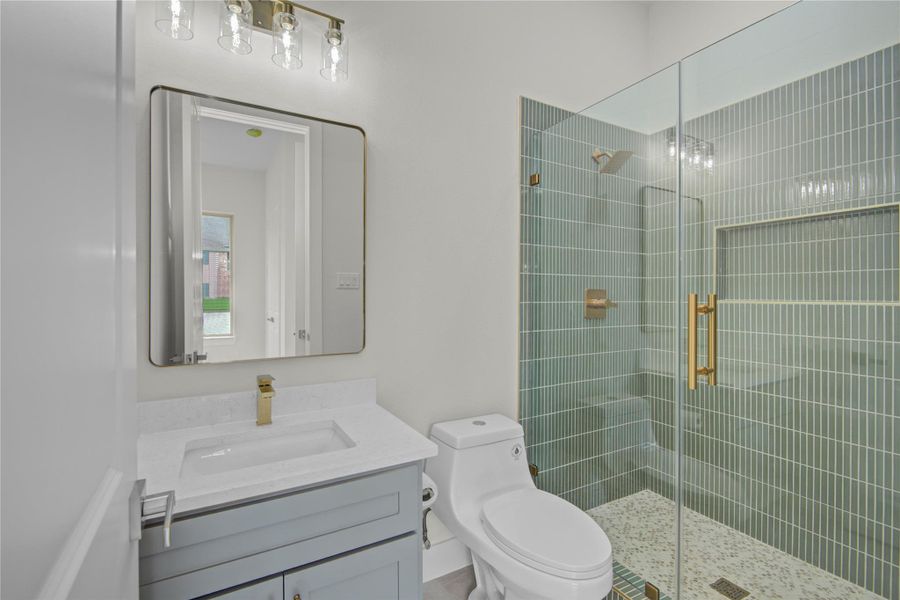 Furnished interior view inside a new home in , Spring (Image 9).
