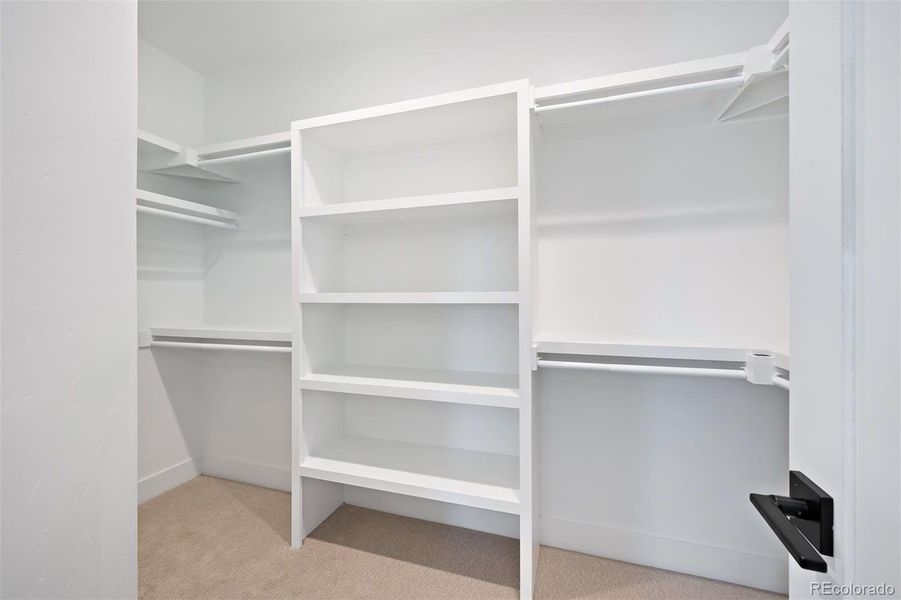 Primary walk-in closet