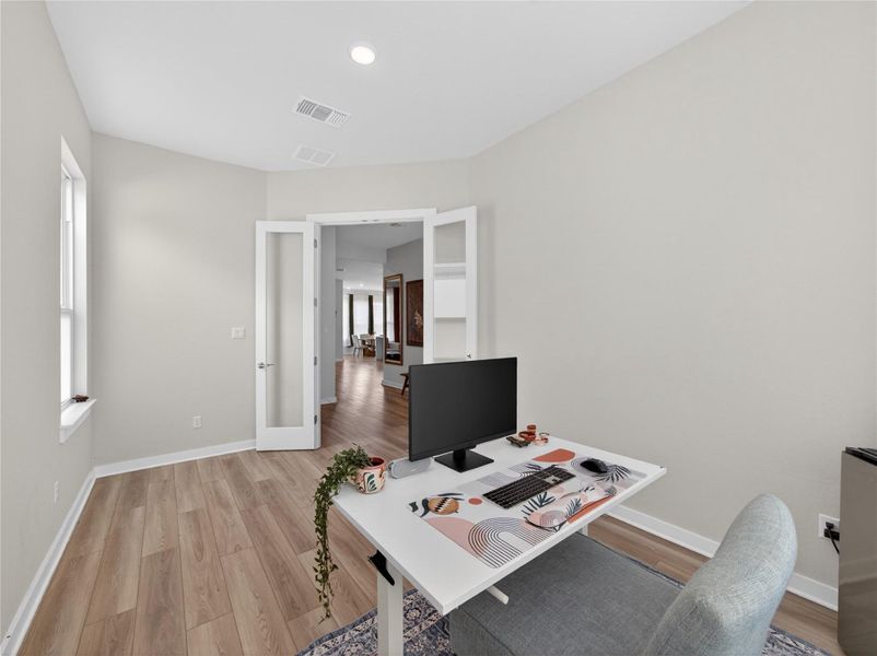 Furnished interior view inside a new home in , Liberty Hill (Image 17).