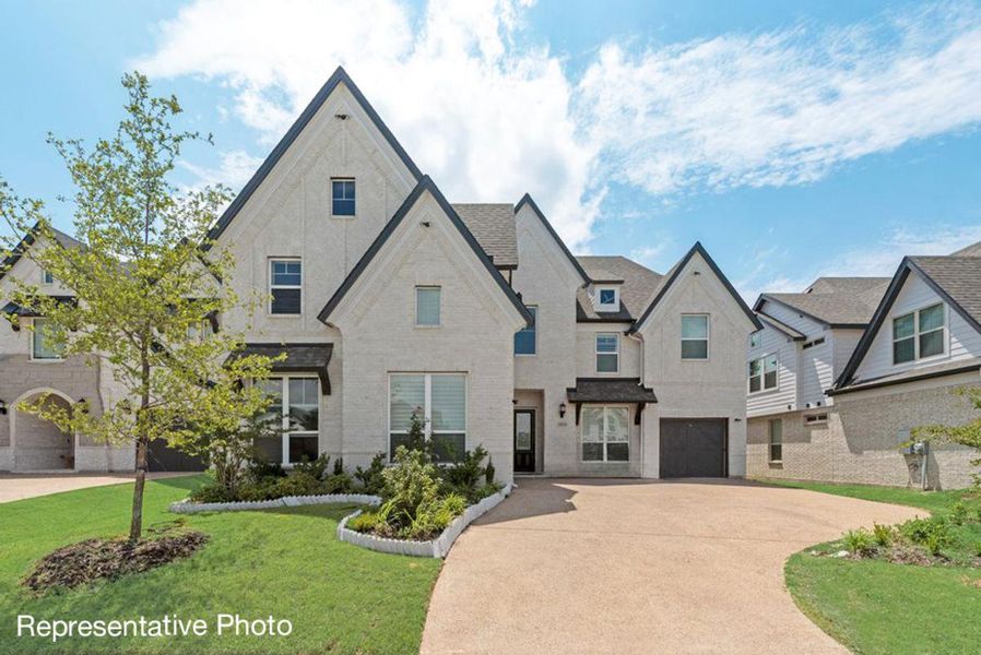 Representative exterior photo of a completed home built from the Lake Forest by Grand Homes in Cedar Ridge Estates, Grand Prairie, TX (Image 19).