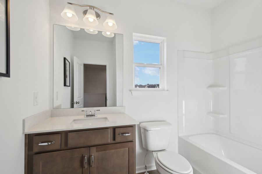 Furnished interior view inside a new home in Wilson Meadows, Clarksville (Image 30).