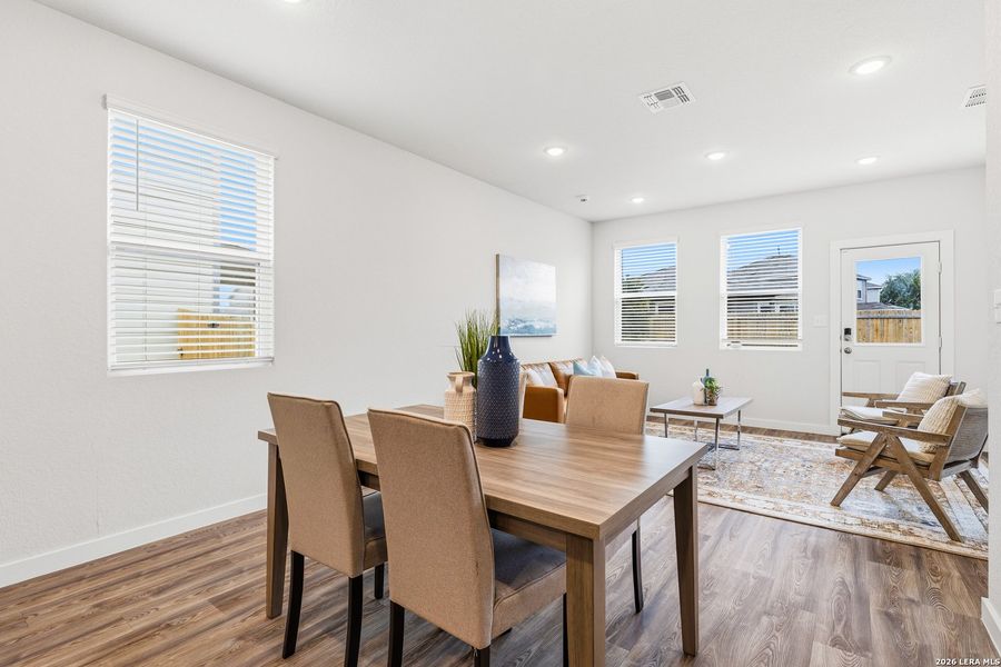 Furnished interior view inside a new home in , San Antonio (Image 8).