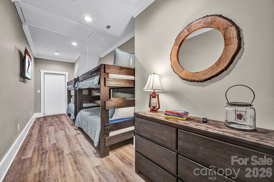 Hidden 2nd floor Bunk Room.