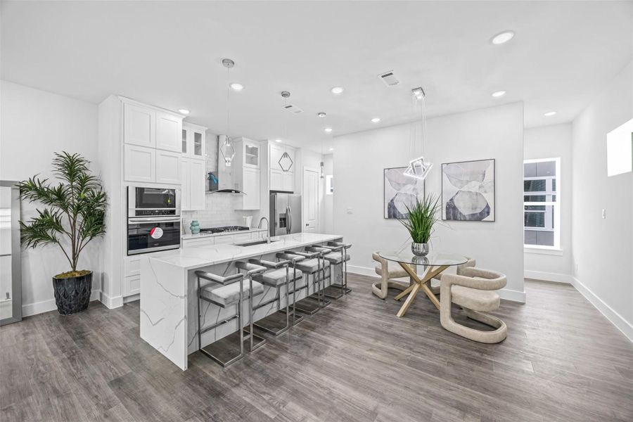 Furnished interior view inside a new home in , Houston (Image 15).