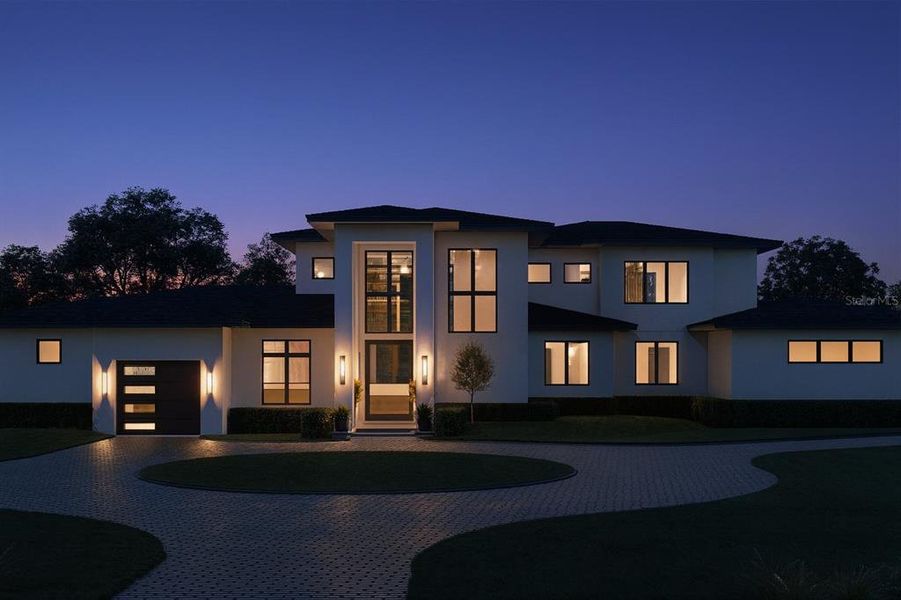 Front exterior of a new home in , Sanford, FL, highlighting curb appeal (Image 1). Front exterior of a new home in , Sanford, FL, highlighting curb appeal (Image 1).