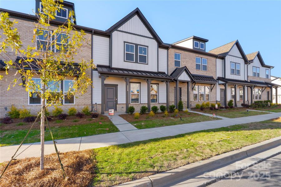 Front exterior of a new home in , Indian Land, SC, highlighting curb appeal (Image 25).