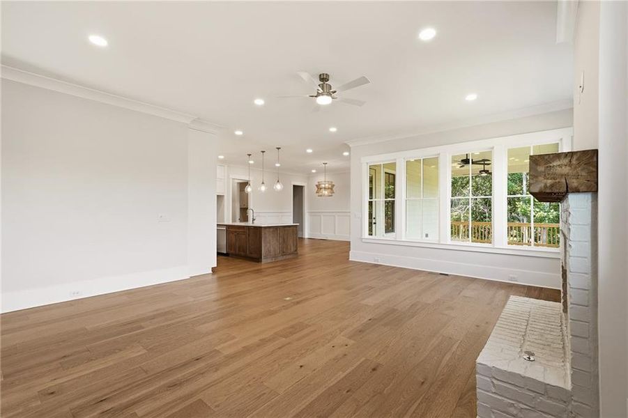 Spacious, unfurnished interior of a new home in Malone's Pond, Ball Ground (Image 50).