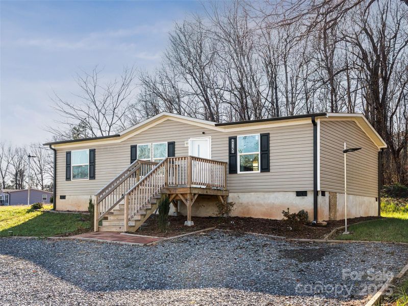 Exterior details and patio area of a home in , Morganton (Image 26).