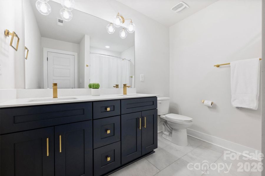Furnished interior view inside a new home in , Charlotte (Image 41).
