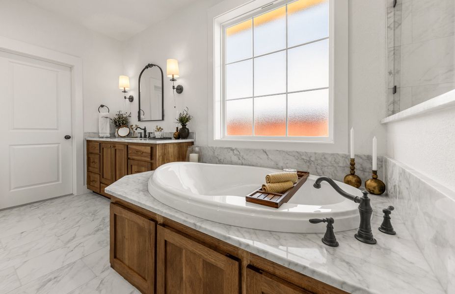 Representative furnished interior of a home built from the The Grayson by Reece Homes in Oakmont, Bryan (Image 32).