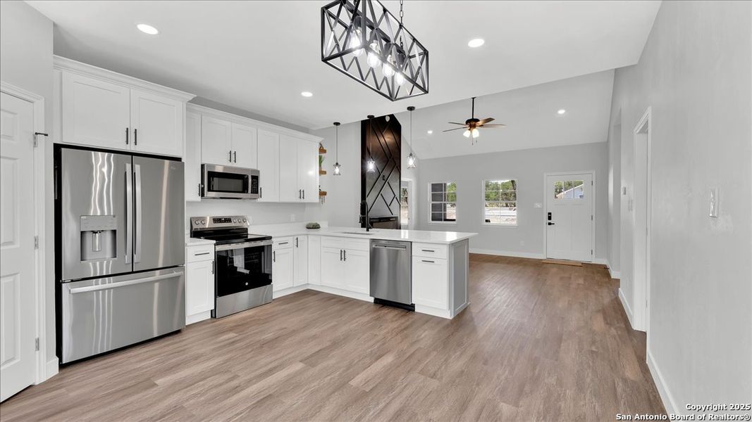 Furnished interior view inside a new home in , Bandera (Image 11). Furnished interior view inside a new home in , Bandera (Image 11).