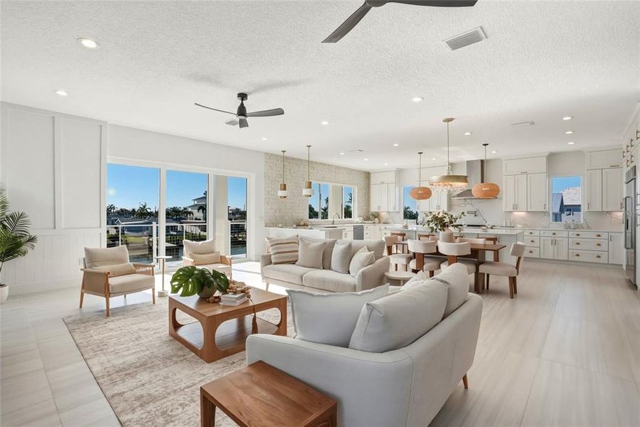 Furnished interior view inside a new home in , Madeira Beach (Image 47).