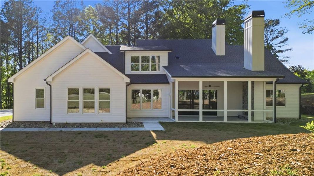 Exterior details and patio area of a home in , Ball Ground (Image 31).