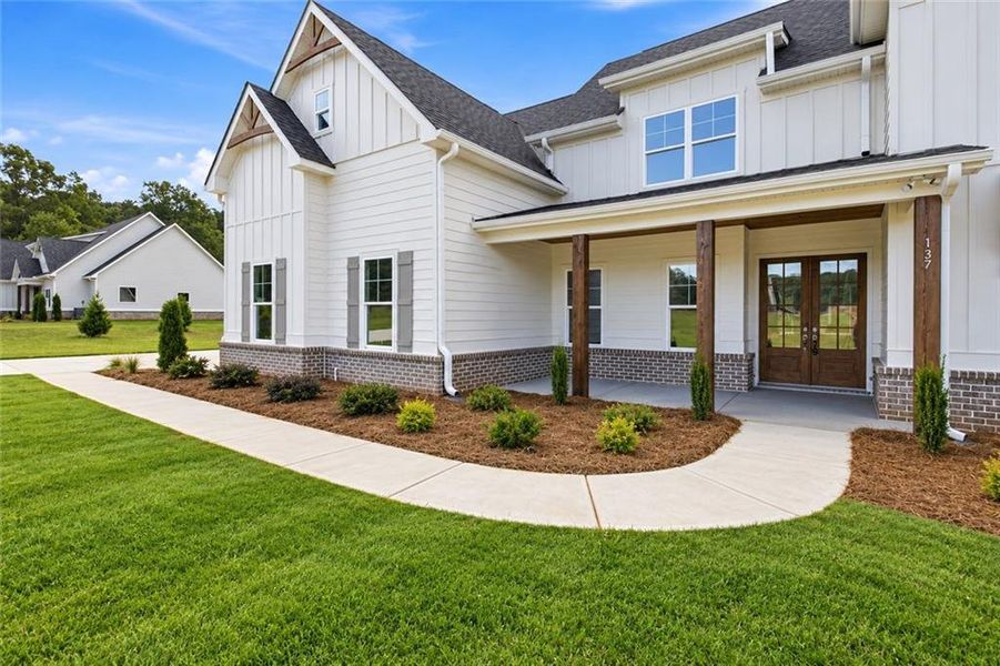 Exterior details and patio area of a home in , Hampton (Image 28). Exterior details and patio area of a home in , Hampton (Image 28).