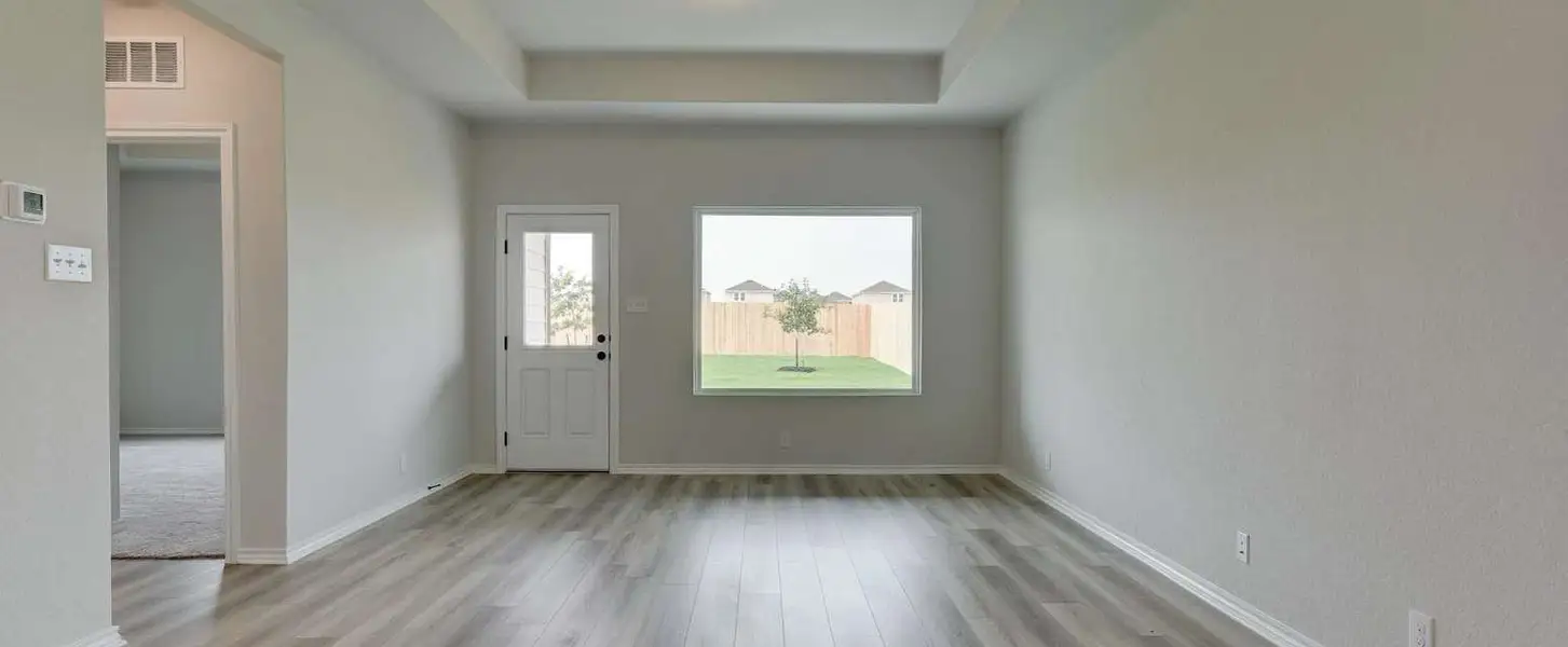 Representative unfurnished interior of a home built from the Travis by Ashton Woods in Hennersby Hollow, San Antonio (Image 12). Representative unfurnished interior of a home built from the Travis by Ashton Woods in Hennersby Hollow, San Antonio (Image 12).