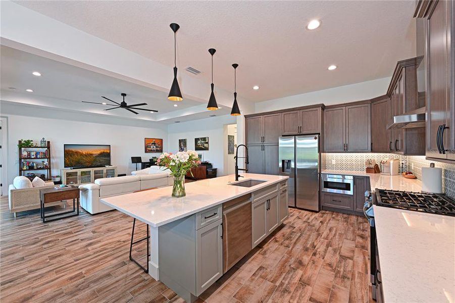 Furnished interior view inside a new home in , Sarasota (Image 24).